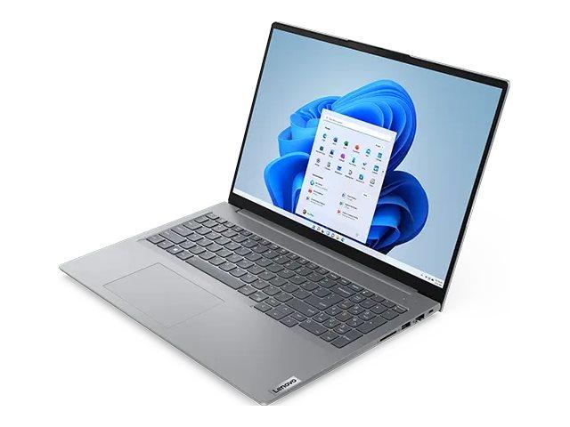 Lenovo ThinkBook 16 G6 ABP 21KK - 180°-Scharnierdesign - AMD Ryzen 7 7730U / 2 GHz - Win 11 Pro - Radeon Graphics - 16 GB RAM - 512 GB SSD NVMe - 40.6 cm (16") - Sieslack GmbH - Lenovo Store Hamburg